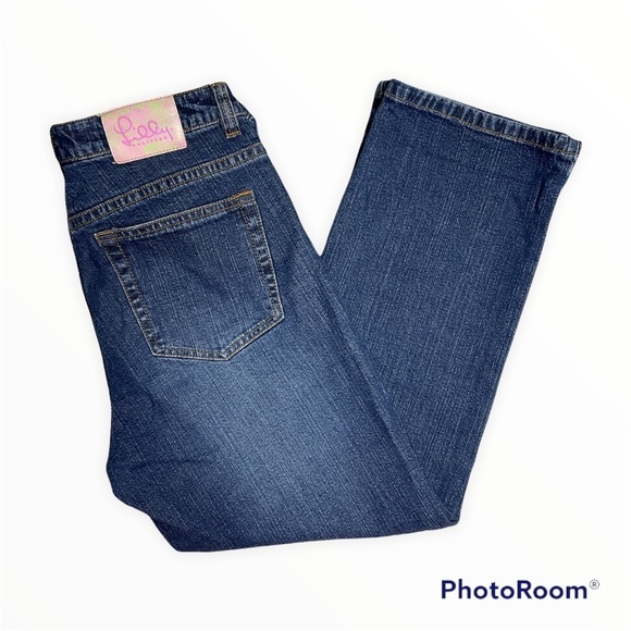 Lilly Pulitzer denim capris size 4 - Picture 1 of 7